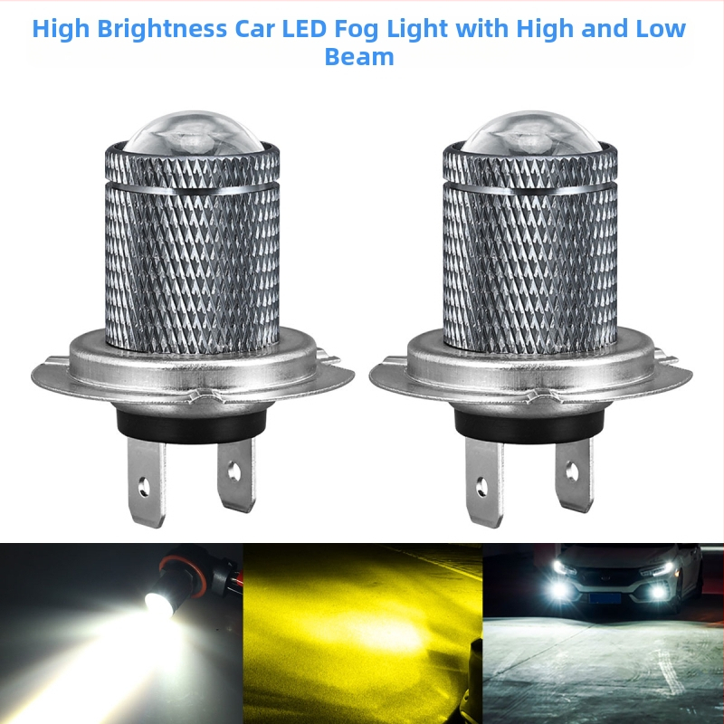 LED miglo žibintas automobiliui, universalūs, H7/H11/9005/9006, 12V, aliuminio korpusas
