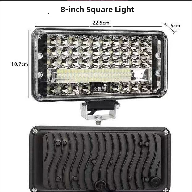 LED prožektorius elektriniams automobiliams ir sunkvežimiams — didelio matomumo modelis; Galia: 150; Įtampa: 12-80V; Medžiaga: aliuminio lydinys; IP68