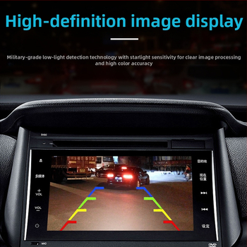 Atbulinės eigos kamera su Starlight naktiniu matymu, 170° plataus kampo fisheye objektyvas, 12V, 720x576 raiška, veidrodinis vaizdas