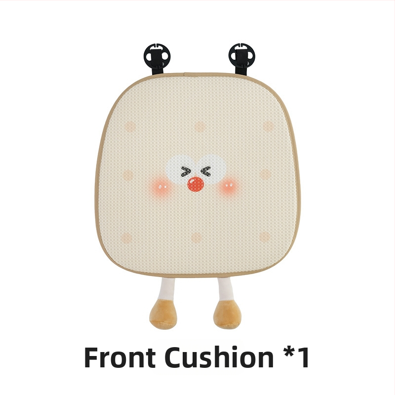 Feather cen Puhas auto kaela padja Toast Biscuits mustril, täidis PP puuvill