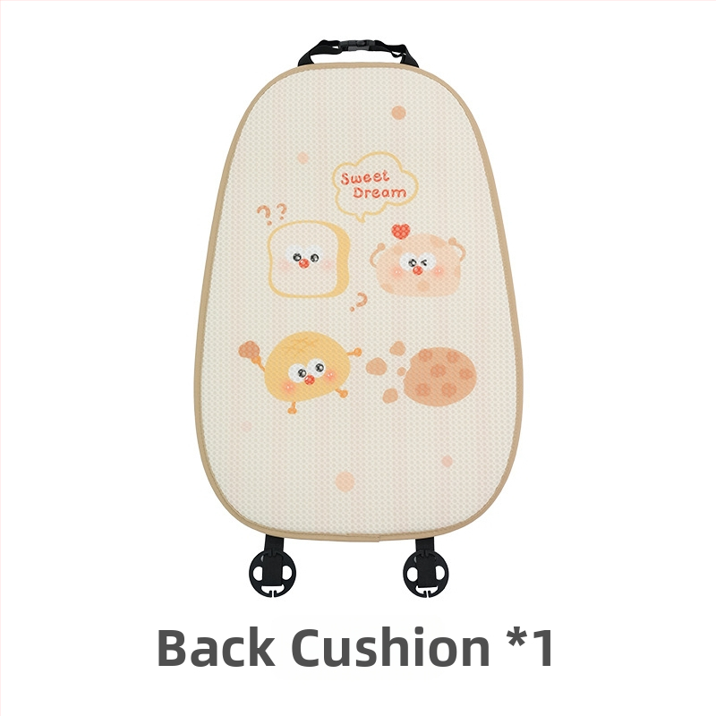 Feather cen Puhas auto kaela padja Toast Biscuits mustril, täidis PP puuvill