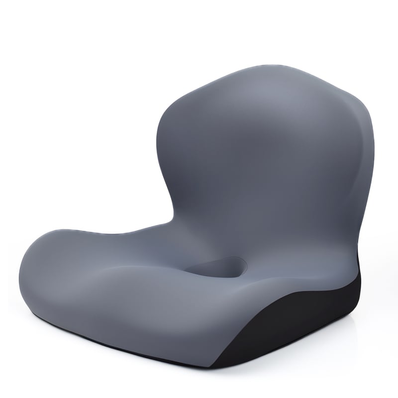 Atminties putų vienos dalies sėdynės pagalvė su Ice Silk danga ir integruota nugaros atrama biuro kėdei