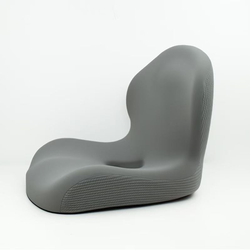 Atminties putų vienos dalies sėdynės pagalvė su Ice Silk danga ir integruota nugaros atrama biuro kėdei