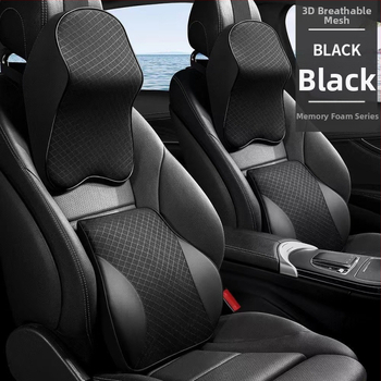 Evans auto kaela- ja alaselja padi mäluvaht, hingav võrk ja alaselja tugi – kunstnahk, universaalne sobivus