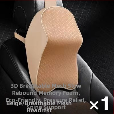 Evans auto kaela- ja alaselja padi mäluvaht, hingav võrk ja alaselja tugi – kunstnahk, universaalne sobivus