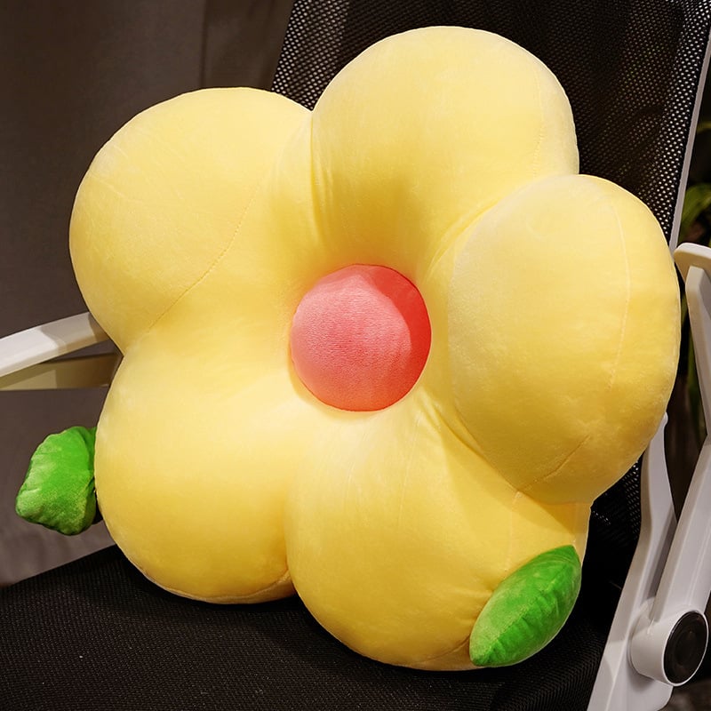 Възглавничка за кръста за диван с флорална шарка, плюшено покритие, пълнеж PP памук, модерен стил