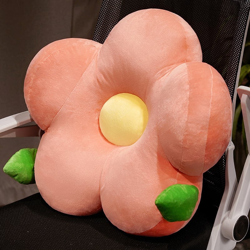 Възглавничка за кръста за диван с флорална шарка, плюшено покритие, пълнеж PP памук, модерен стил