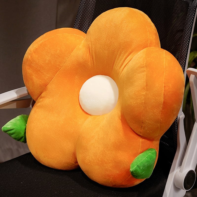 Възглавничка за кръста за диван с флорална шарка, плюшено покритие, пълнеж PP памук, модерен стил