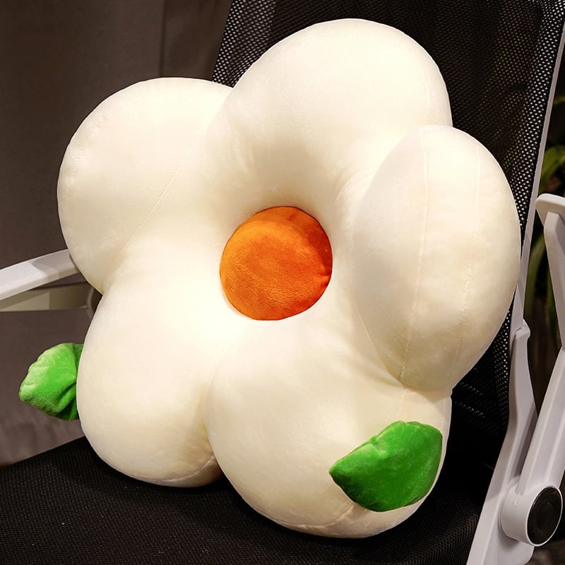 Възглавничка за кръста за диван с флорална шарка, плюшено покритие, пълнеж PP памук, модерен стил