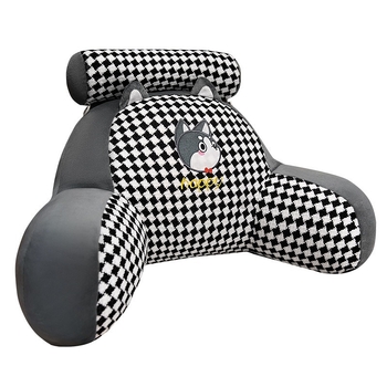 Възглавница за опора на кръста First xu — плюшено покритие, пълнеж PP памук, бродирана тъкан, модерен стил