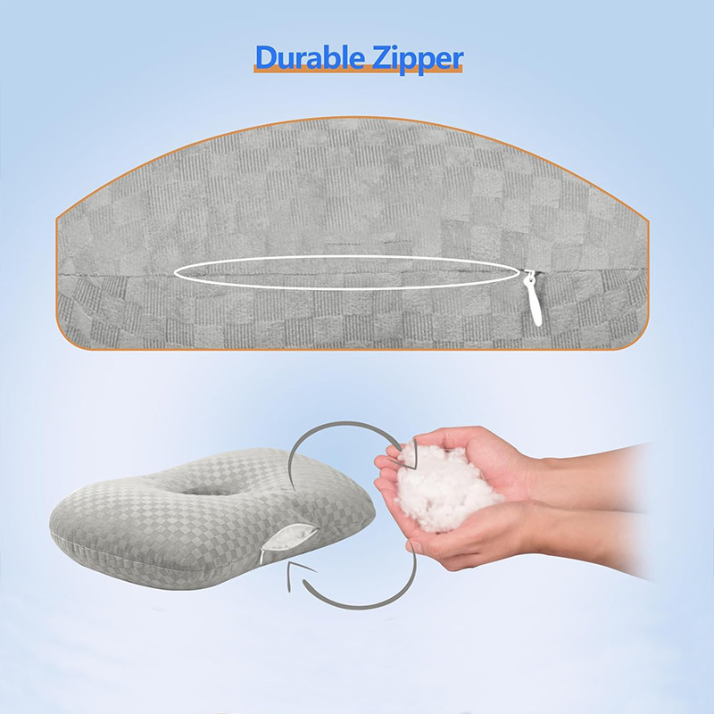 Katės ausų pagalvė - užpildas poliesterio pluoštas (100%), poliuretano užpildas (100%), pagrindinė medžiaga poliesterio pluoštas (100%), Modal pluoštas (100%), kvadrato formos