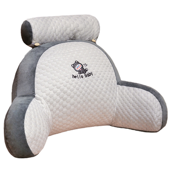 Карикатурна възглавничка за край на леглото за бременни, бродирана шарка, пълнител PP памук, стил малко свеж