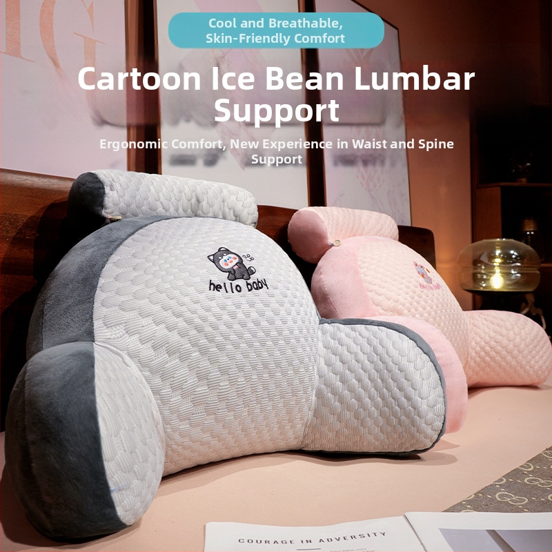 Karikatūrinis pagalvė prie lovos nėščioms – siuvinėtas raštas, PP medvilnės užpildas, nedidelis gaivus stilius