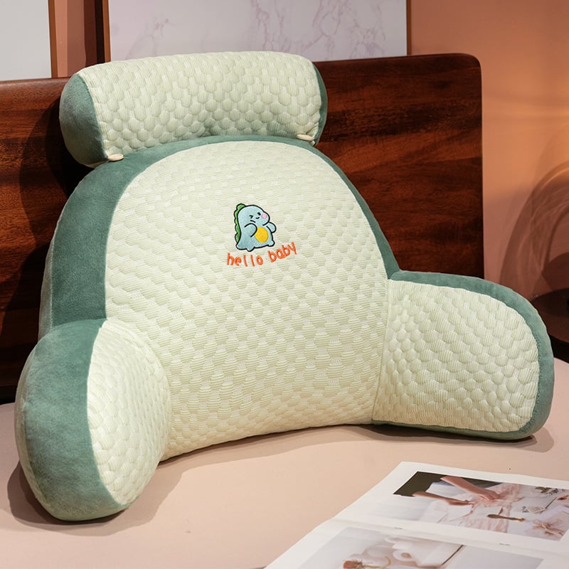 Карикатурна възглавничка за край на леглото за бременни, бродирана шарка, пълнител PP памук, стил малко свеж