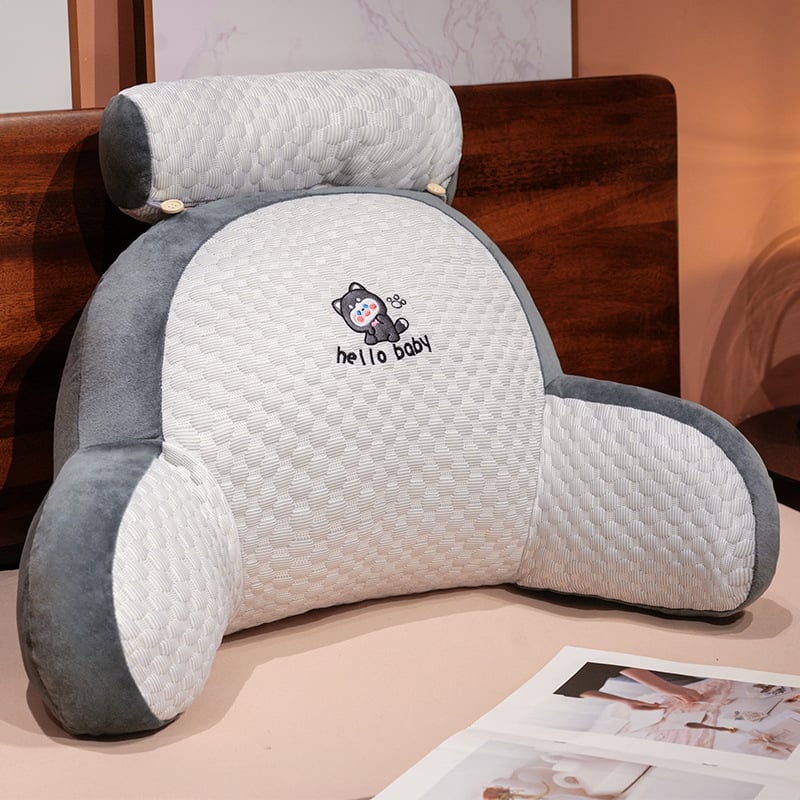 Карикатурна възглавничка за край на леглото за бременни, бродирана шарка, пълнител PP памук, стил малко свеж