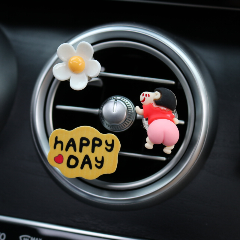 Автомобилен клип за ароматизатор – творчески карикатурен парфюм, лек аромат, модел WH43211222