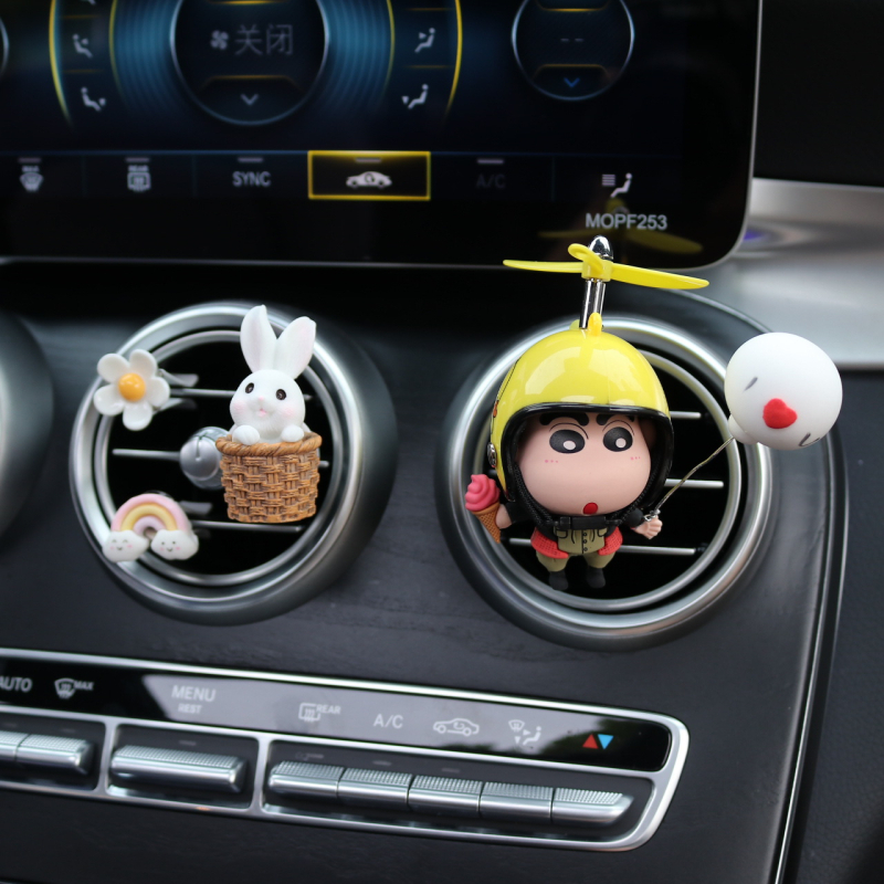 Автомобилен клип за ароматизатор – творчески карикатурен парфюм, лек аромат, модел WH43211222