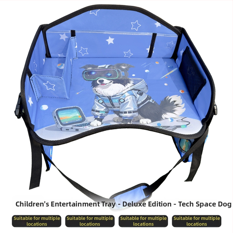 Laste reisilau autosse – kokkupandav põlvetöölaud ja joonistuslaud, kliki paigaldus, mitmeotstarbeline auto laud