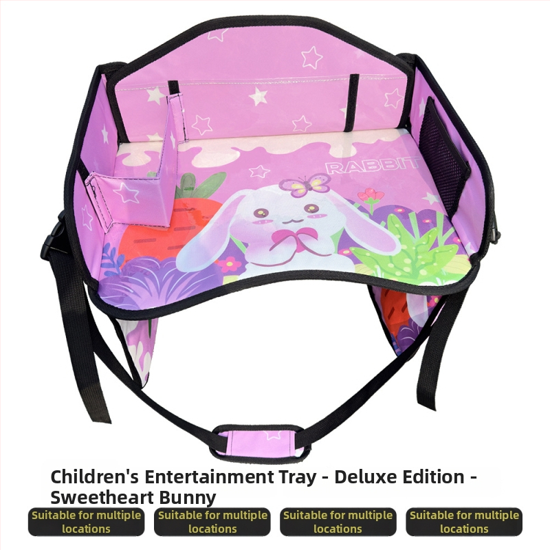 Laste reisilau autosse – kokkupandav põlvetöölaud ja joonistuslaud, kliki paigaldus, mitmeotstarbeline auto laud