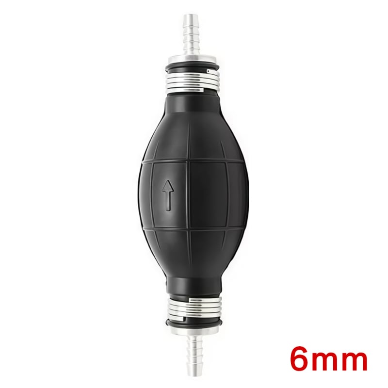 Χειροκίνητη αντλία καυσίμου με διπλής κατεύθυνσης βαλβίδα ελέγχου, σώμα από καουτσούκ-αλουμίνιο, για συστήματα καυσίμου αυτοκινήτων, ελικοπτέρων, σκαφών και μοτοσικλετών