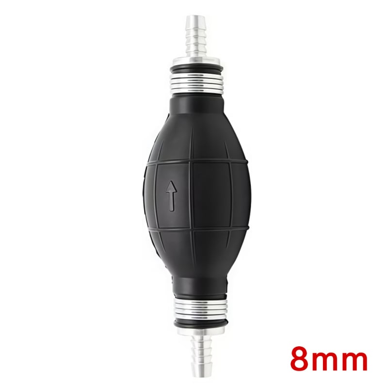 Χειροκίνητη αντλία καυσίμου με διπλής κατεύθυνσης βαλβίδα ελέγχου, σώμα από καουτσούκ-αλουμίνιο, για συστήματα καυσίμου αυτοκινήτων, ελικοπτέρων, σκαφών και μοτοσικλετών