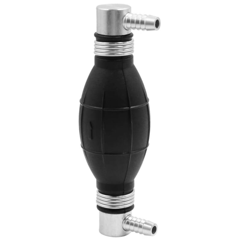 Χειροκίνητη αντλία καυσίμου με διπλής κατεύθυνσης βαλβίδα ελέγχου, σώμα από καουτσούκ-αλουμίνιο, για συστήματα καυσίμου αυτοκινήτων, ελικοπτέρων, σκαφών και μοτοσικλετών