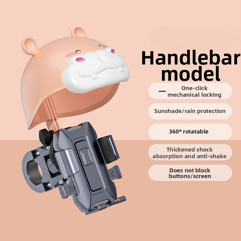 Telefonikinnitus mootorratastele ja jalgratastele – metallist, minimalistlik disain, fikseeritud navigeerimiskinnitus