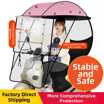 Respect saulės skėtis elektriniams transporteriams – rankinis atidarymas, suaugusiems, 1,2 kg