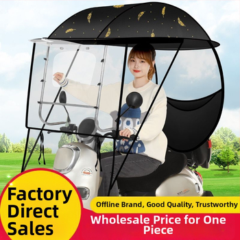 Respect saulės skėtis elektriniams transporteriams – rankinis atidarymas, suaugusiems, 1,2 kg