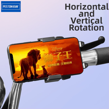 Telefonitugija elektrilistele jalgratastele ja mootorratastele – plastikust kinnit, kohandatav, bränd PESTON/Baitong