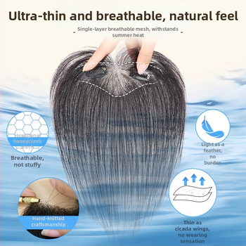 Juuksepikendus frontaalse lõikega – ehtne inimjuuksed, käsitöö, sirge, värvitav ja permitav