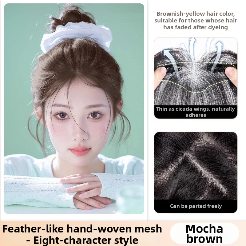 Juuksepikendus frontaalse lõikega – ehtne inimjuuksed, käsitöö, sirge, värvitav ja permitav