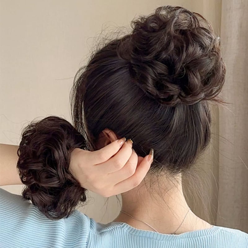 Uodegos plaukų parūka su aukštos temperatūros plaukais, dažoma, modelis XQ061A, licencijuota privata etikete (Modelis: XQ061A; Plaukai: aukštos temperatūros plaukai; Dažymas: Taip)