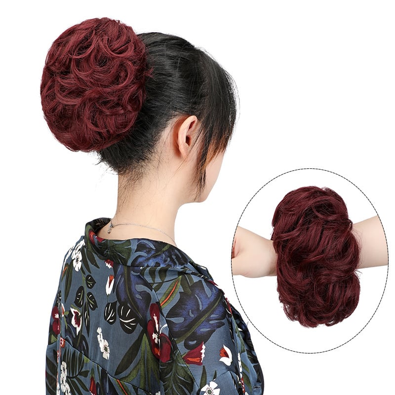 Uodegos plaukų parūka su aukštos temperatūros plaukais, dažoma, modelis XQ061A, licencijuota privata etikete (Modelis: XQ061A; Plaukai: aukštos temperatūros plaukai; Dažymas: Taip)