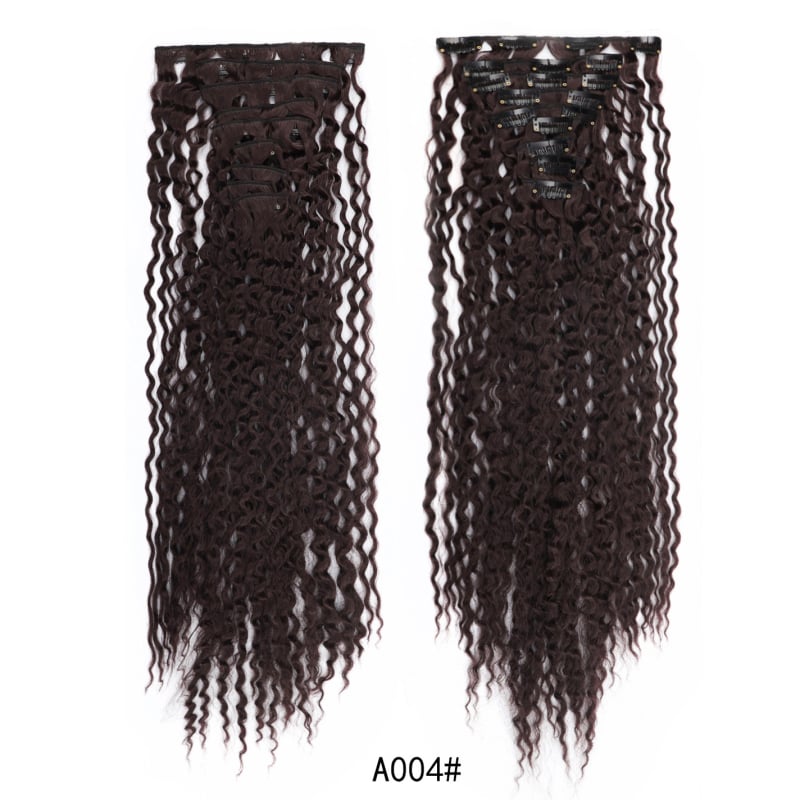 JC9 Plaukų klipsų rinkinys su garais garso plaukų prailginimais, šilko plaukai, modelis 9pjc24, moterims, apdorojimo technologija: mechanizmas, be dažymo ar perm