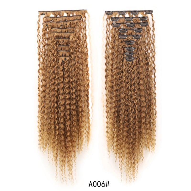 JC9 Plaukų klipsų rinkinys su garais garso plaukų prailginimais, šilko plaukai, modelis 9pjc24, moterims, apdorojimo technologija: mechanizmas, be dažymo ar perm