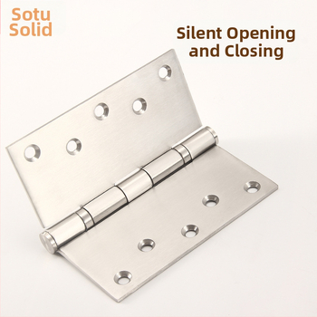 Sotegu Nerūdijančio plieno hinge sulankstomoms medinėms durims, paviršius: šlifuotas nerūdijantis plienas, stilis: modernus paprastas