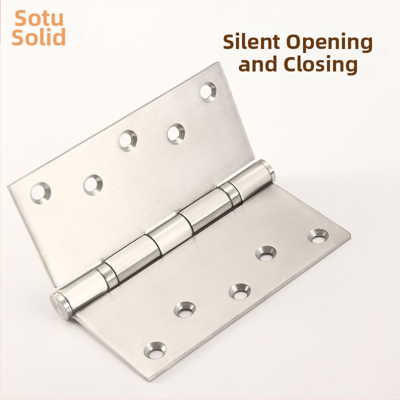 Sotegu Nerūdijančio plieno hinge sulankstomoms medinėms durims, paviršius: šlifuotas nerūdijantis plienas, stilis: modernus paprastas
