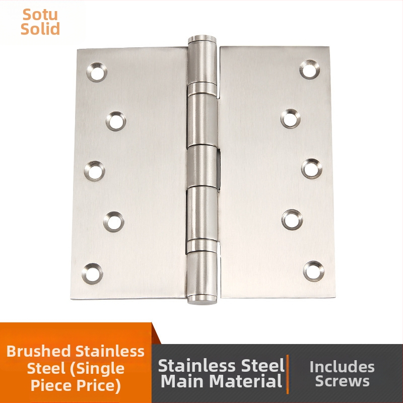Sotegu Nerūdijančio plieno hinge sulankstomoms medinėms durims, paviršius: šlifuotas nerūdijantis plienas, stilis: modernus paprastas