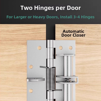 Daugiafunkcinis durų uždarytuvas su nematoma vyrių sistema – 90 laipsnių pozicija, modelis Jcthhy, prekinis ženklas Neck Strength