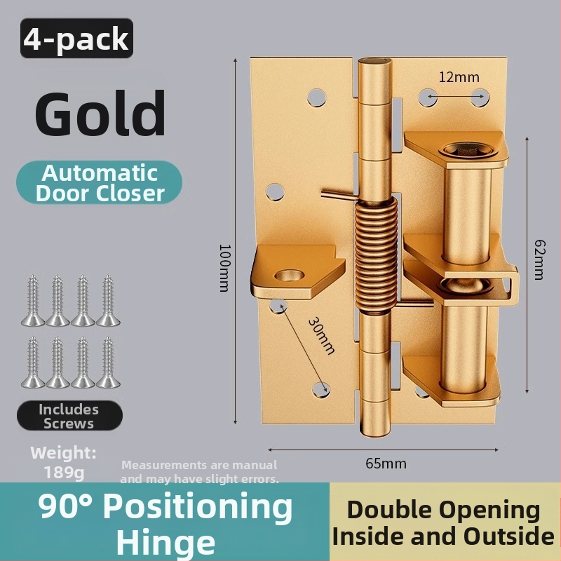 Daugiafunkcinis durų uždarytuvas su nematoma vyrių sistema – 90 laipsnių pozicija, modelis Jcthhy, prekinis ženklas Neck Strength