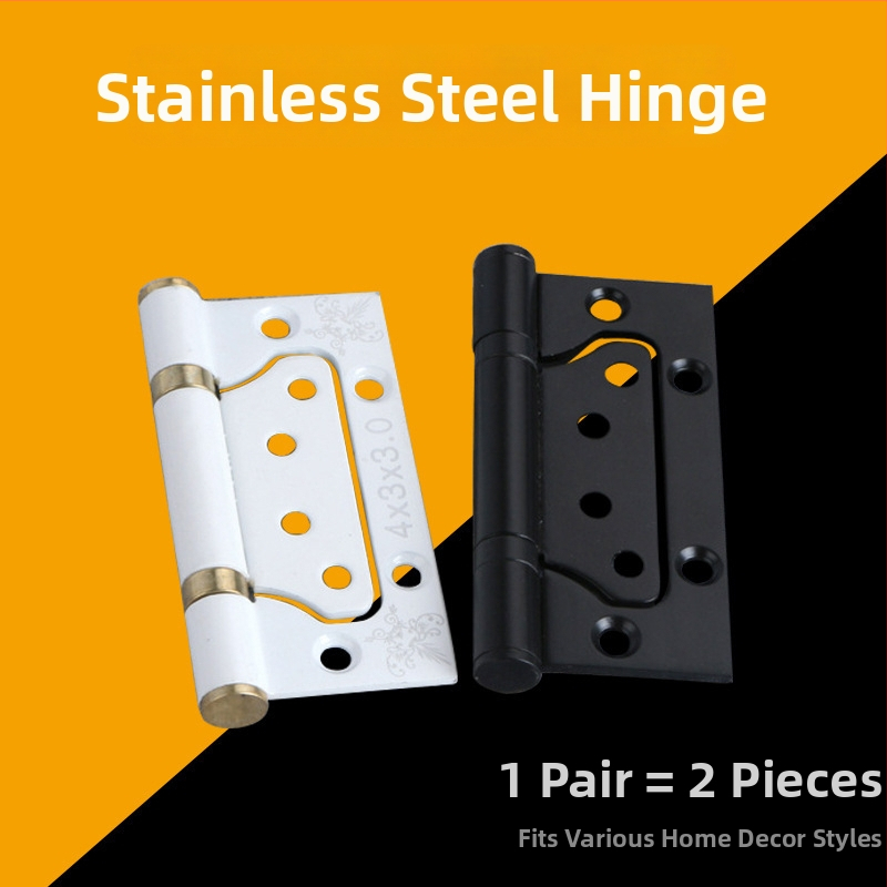 Nerūdijančio plieno durų vyris, šiuolaikinio minimalistinio stiliaus (Modelis 430; Medžiaga: nerūdijantis plienas; Paviršiaus apdaila: dažymas)