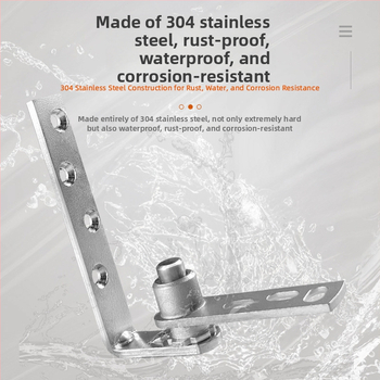 Rambo prekės ženklo durų vyris su automatiškai atkuriama sistema — 304 plienas, nematomas vyris, šiuolaikiškas minimalistinis stilius, automatinis grįžimas, didelė apkrova