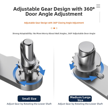 Rambo prekės ženklo durų vyris su automatiškai atkuriama sistema — 304 plienas, nematomas vyris, šiuolaikiškas minimalistinis stilius, automatinis grįžimas, didelė apkrova