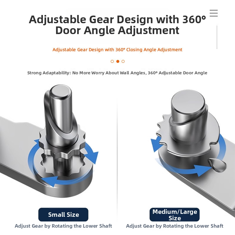 Rambo prekės ženklo durų vyris su automatiškai atkuriama sistema — 304 plienas, nematomas vyris, šiuolaikiškas minimalistinis stilius, automatinis grįžimas, didelė apkrova