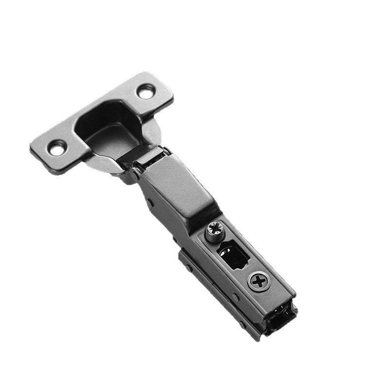 Drabužių spintos durų vyriai su trimis sekcijomis amortizatoriumi, reguliuojamas hidraulinis mechanizmas, modelis CG-T9, šaltai valcuotas plienas, 1 mm storis, elektroplakavimas