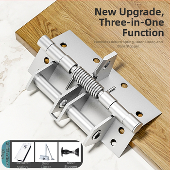 Automatinis užsidarantis paslėptas vyris su spyruokle, liejinys, daugiasluoksnė elektroplakavimas, Sotegu prekės ženklas, 90 laipsnių padėtis