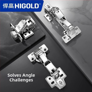 Higold 165° kampinis spintos vyris, dviejų pakopų dempavimas, tylus uždarymas, šaltai valcuotas plienas, nikeliuotas plienas