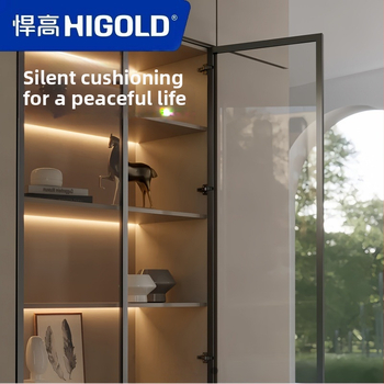 Higold G Series durų vyriai su aliuminio rėmu, amortizatorius, tylus uždarymas, šaltai valcuotas plienas