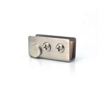 Jingpai Stopper pentru ușa de vitrină din sticlă – oțel inoxidabil sau oțel laminat la rece, prelucrare prin trasare pe fir și electroplating, stil modern minimalist, compatibil cu ușile din sticlă ale vitrinei, etichetare privată posibilă